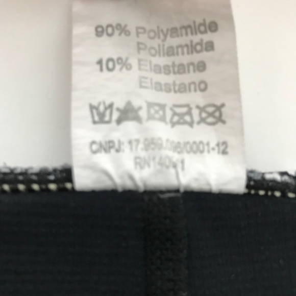 Dona Jo Polka Dot Pleated Tennis Running Skirt/Skort M/2 Black White UVB 15" - Picture 9 of 9